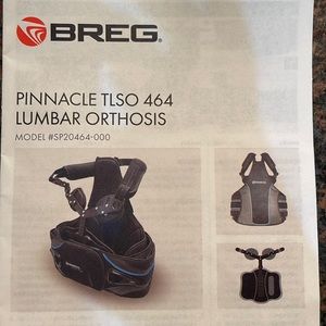 BREG ⭐️NEW⭐️ never used pinnacle TLSO 464 lumbar back brace
